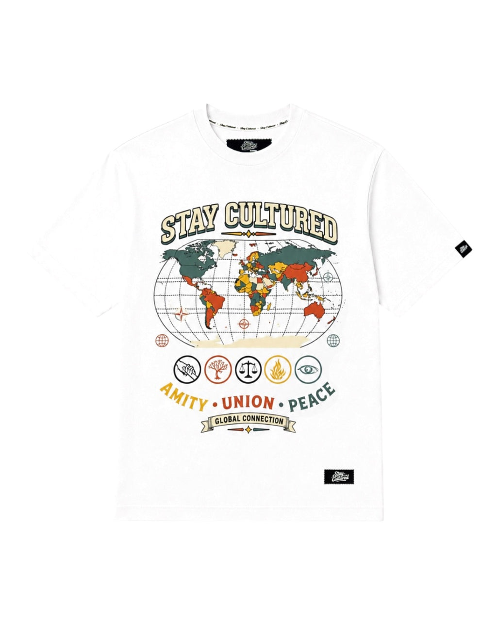 Global Tee in White